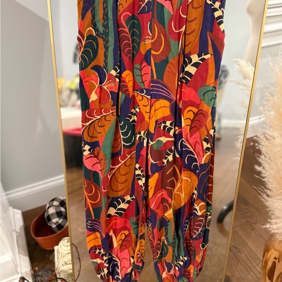 FARM Rio Colorful Leaf Print Jumpsuit - Picture 8 of 10